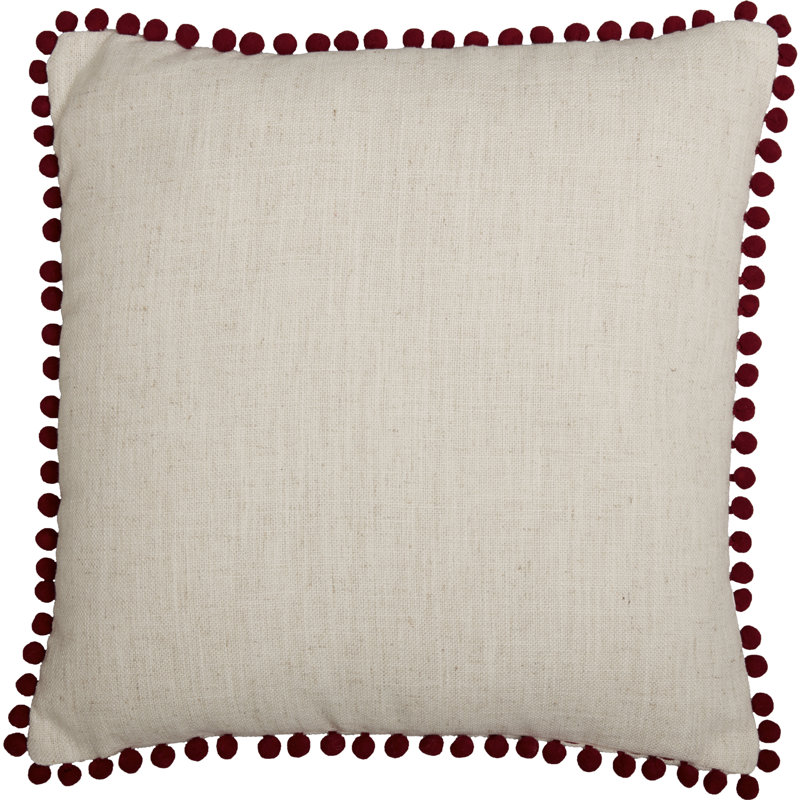 N/A Merry Christmas Square Throw Pillow