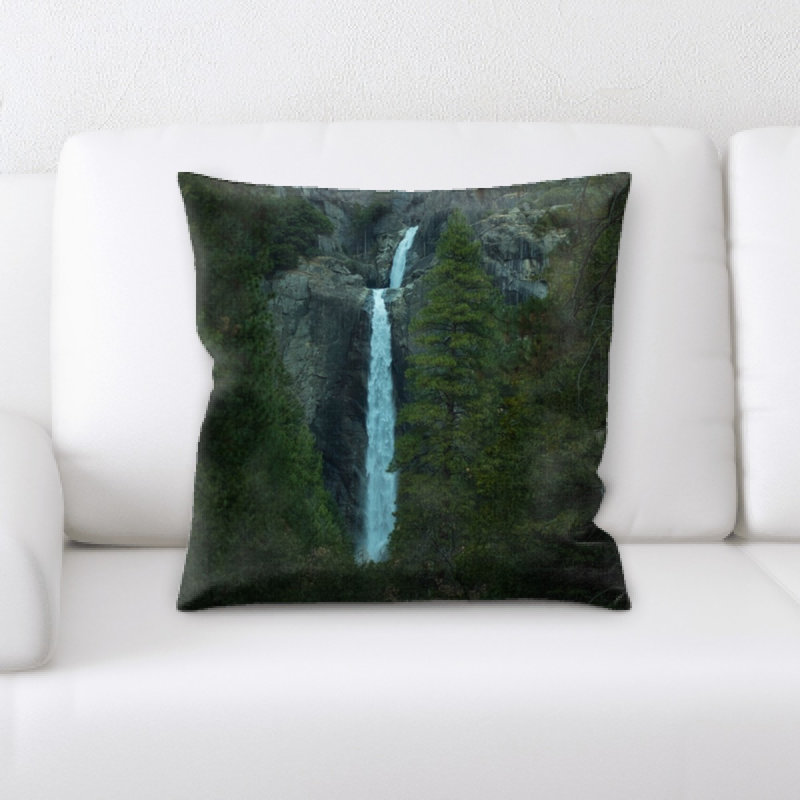 Waterfall Microsuede Reversible Throw Pillow