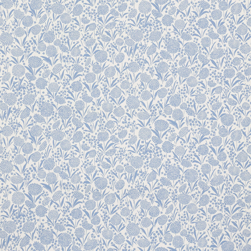 Papier peint chrysanthème, Chambray