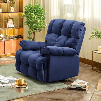 Fauteuil inclinable pivotant rembourré Kitchell