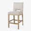 Ensemble de 2 tabourets de comptoir 27 pouces, tissu