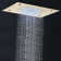 Rain Fixed Shower Head 2.5 GPM GPM with Self-Cleaning