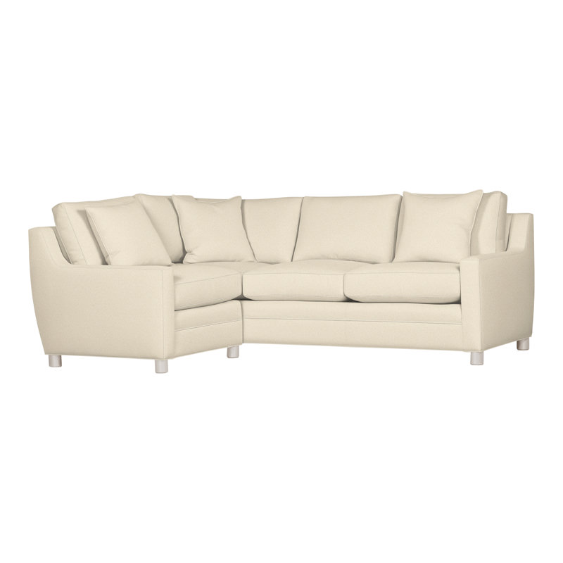 American Bungalow 2-Piece Fairgrove Sectional, Kimoni Natural, Casa Blanca