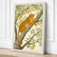 Resting Leopard Botanical - Wrapped Canvas-586585422-586585428