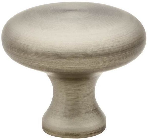 Providence Mushroom Knob, Pewter, 1 1/4"