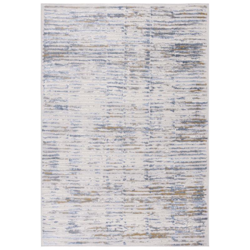 Palma Performance Abstract Rug, Rectangle 5'3" x 7'6"