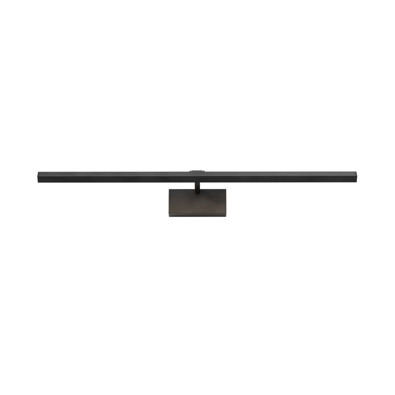 Mondrian LED Wall Mounted Picture Light, 2.36" H x 23.62" W x 7.4" D, Matt Black
