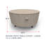 Housse pour table ronde Miguel-24093038