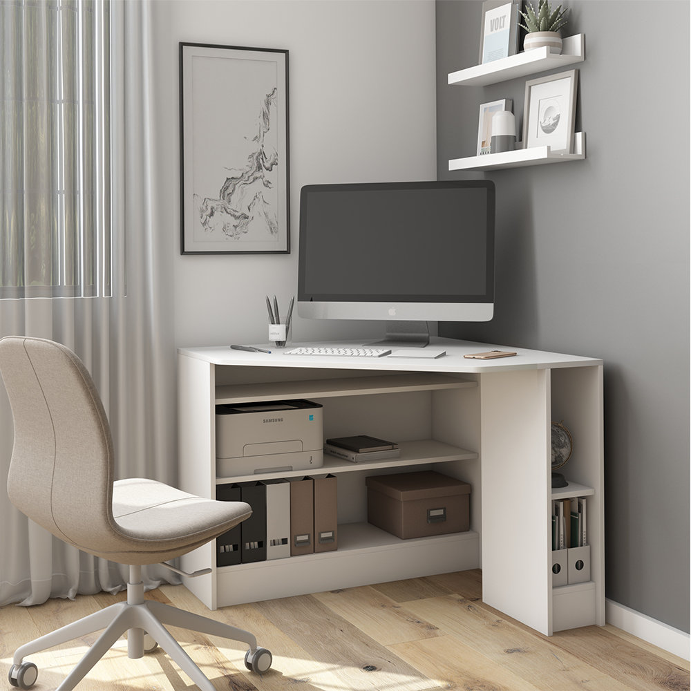 Latitude Run Lacey-Jayne 120Cm W Corner Writing Desk | Wayfair.ie