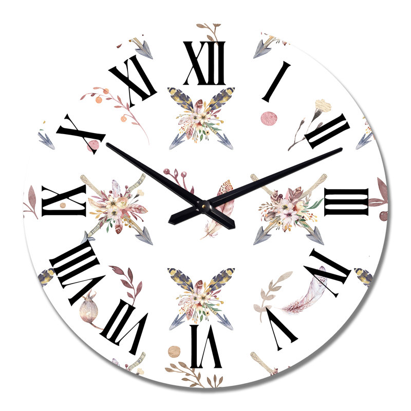 Horloge murale Boho, Moyen