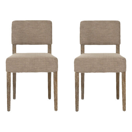 Olivia 49cm H Linen Upholstered Side Chair