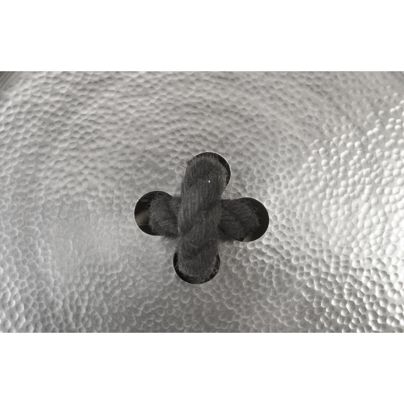 Dimensional Button Tile Wall Décor, Silver