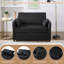 2 Seater Faux Leather Sofa Bed