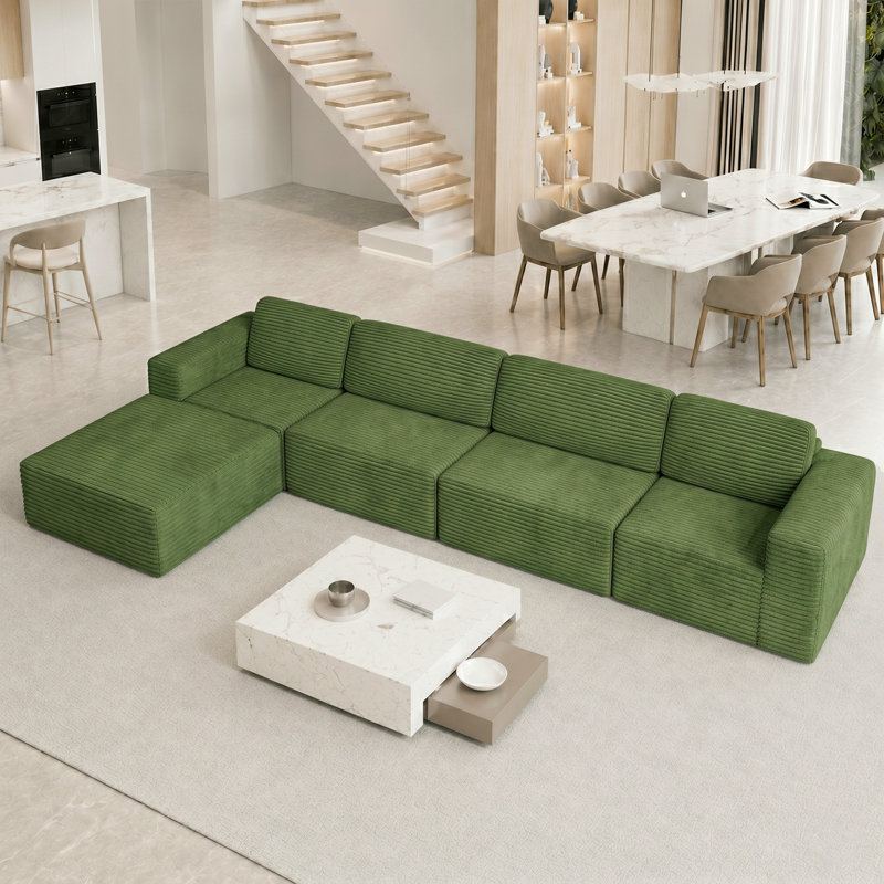 Sectional, Green