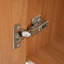 Ensemble de meuble-lavabo 59,8 po avec lavabo en céramique, style américain traditionnel, pieds en bois, structure en panneau de fibres à densité moyenne, portes à fermeture en douceur avec tablette réglable en forme de U, patins en plastique
