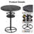 Raghul Round Metal Base Dining Table-2124338245