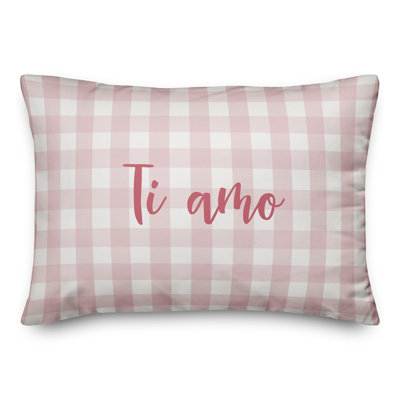Plaid Throw Pillow