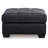 Barl Oversized Ottoman, Plush  Faux Leather Cushion, 36 Inch-109265522