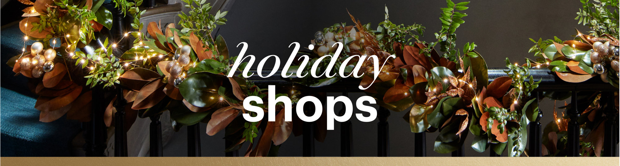 Holiday shops