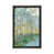 Toile encadrée de bois rustique foncé