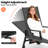 Recliner Patio Aluminum Chaise Lounge, Adjustable Backrest by an Air Cylinder (Set of 4)-287762107