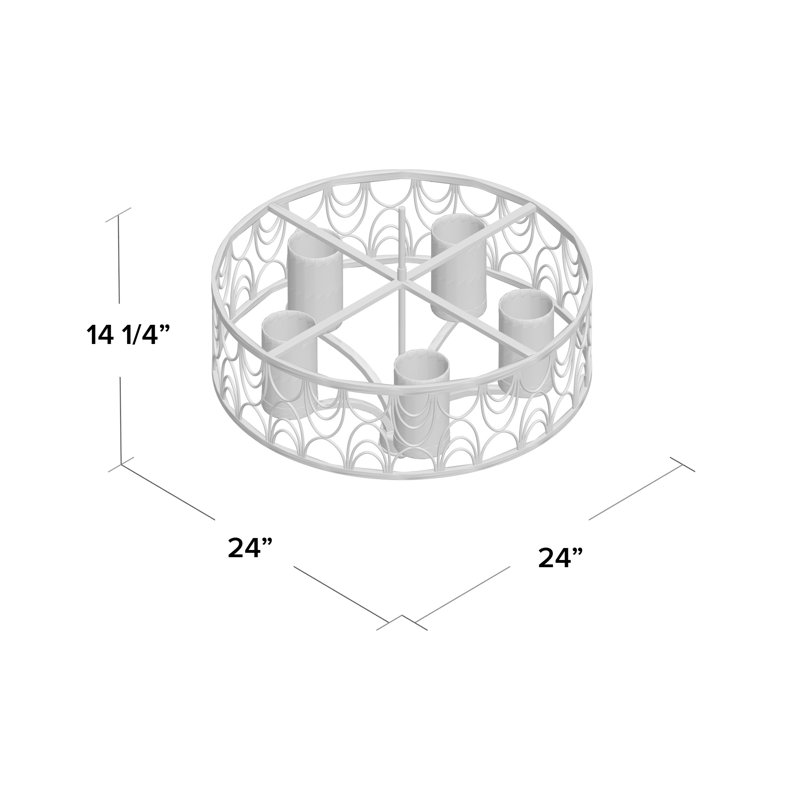 Cassilis 5 - Light Dimmable Drum Chandelier