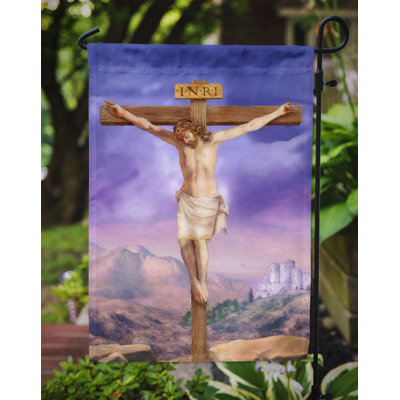 Double Sided Polyester Easter Garden Flag