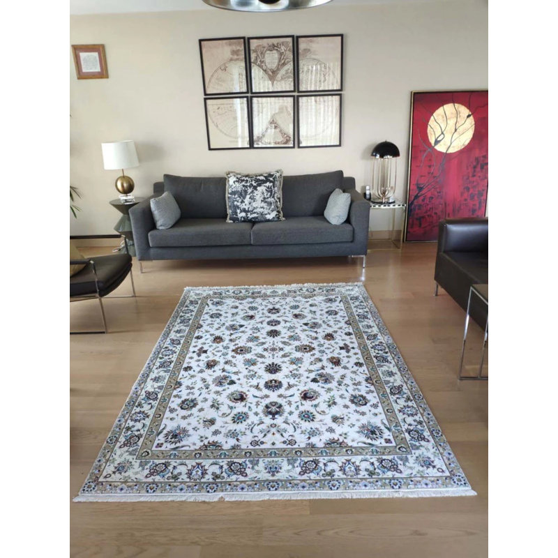 Tapis en coton Siena avec envers antidérapant, Rectangle 5 pi 3 po x 9 pi 11 po