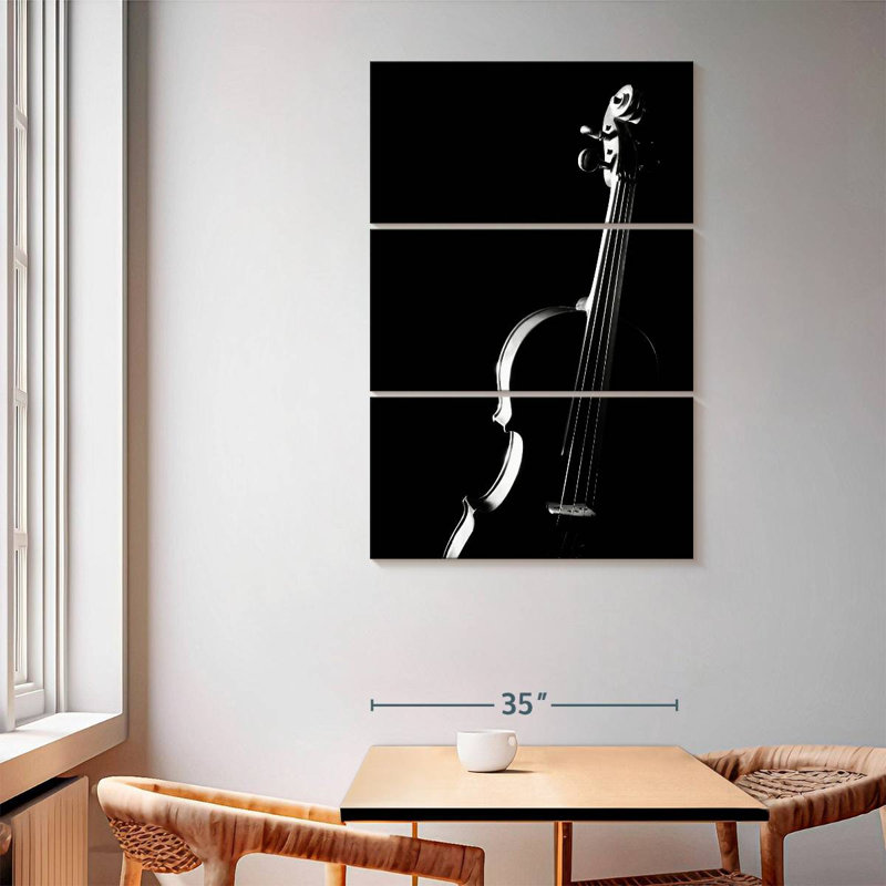 Abarca Violin Light Silhouette, 65" H x 42" W