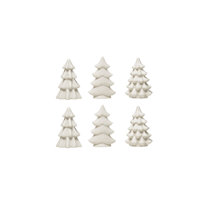 11.5H, 13.5H and 15.5H Wooden Tree Block Set of 3, Christmas Decor; Multicolored The Holiday Aisle