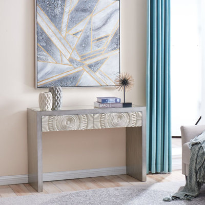 Heywood 120cm Glass Top Console Table