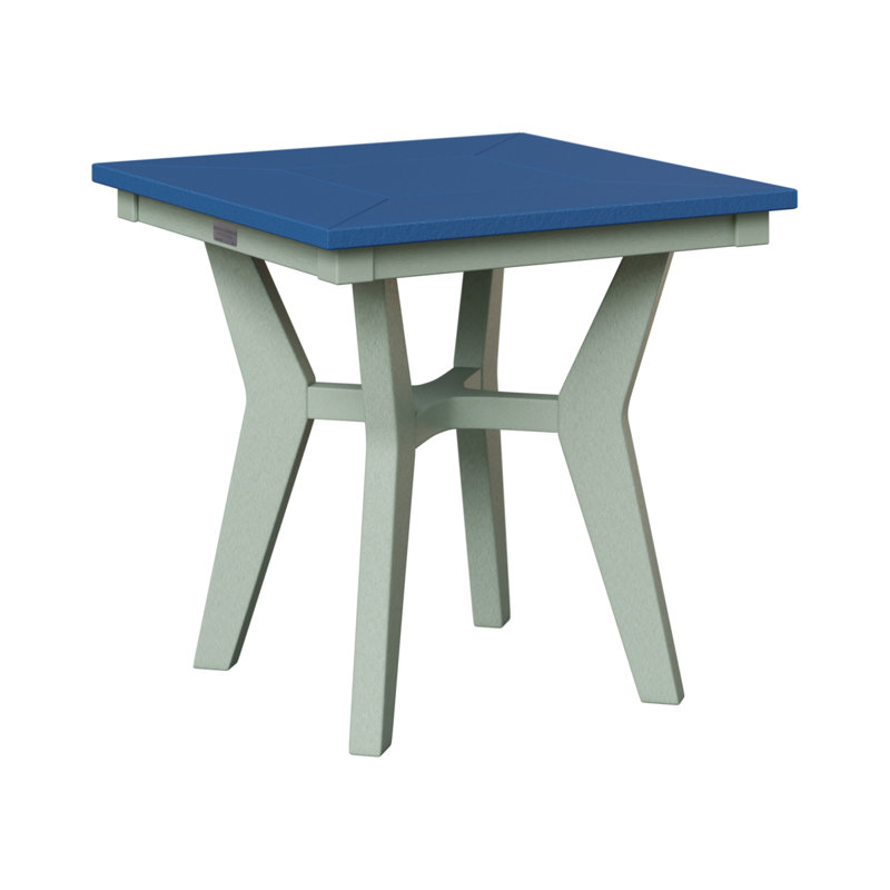 Table de bout berlinoise Berlin, Écume de mer, écume de mer, Bleu pacifique