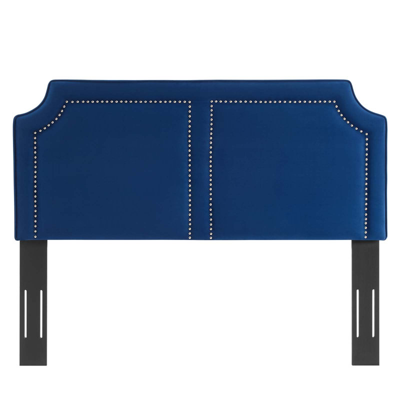 Modway Cynthia Performance Velvet Headboard, Navy, King
