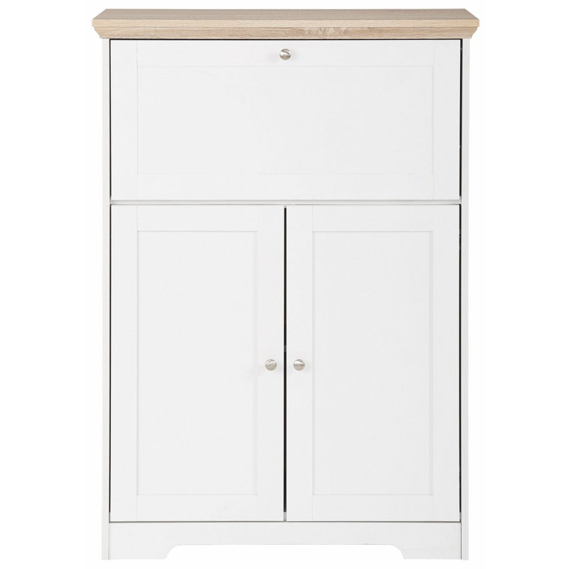 Plevna 84cm Sideboard, White/Oak