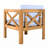 Outdoor Backyard Patio Wood 5-Piece Sectional Sofa Seating Group Set with Cushions-1479583088