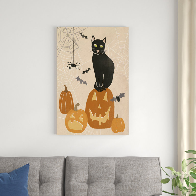 Pumpkin Patch Cats II, H 36 po x l 24 po x P 1,25 po