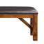 Banc avec siège rembourré
