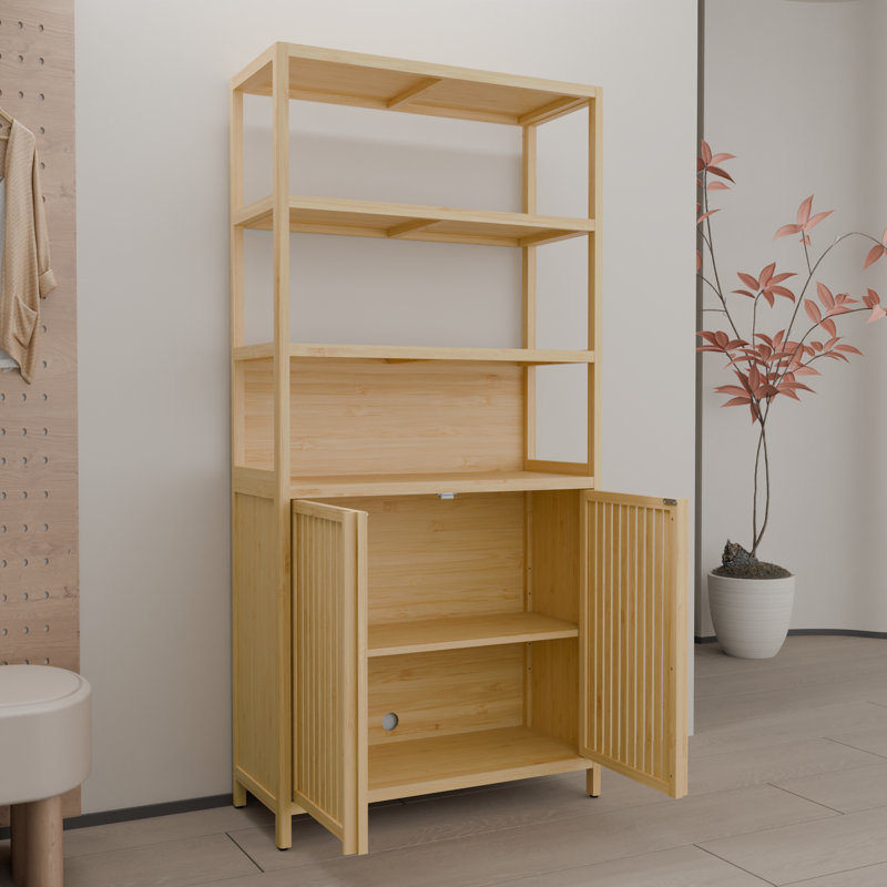 Support de rangement multi-scène haute capacité à deux portes de 38 pouces de hauteur
