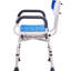 Siège de douche pivotant à 360° pour baignoire, avec accoudoirs, hauteur réglable, capacité de 181 kg, pieds antidérapants, confortable et moelleux. Chaise pivotante en alliage d'aluminium, accoudoirs à 4 niveaux, capacité de 181 kg, design élégant et facile à installer.