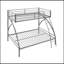 Lit superposé double à structure métallique, mobilier de chambre à coucher, assemblage facile-63463241-63463284