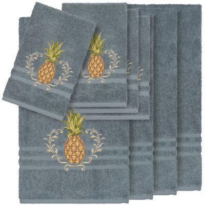 Welcome 8 Piece Turkish Cotton Towel Set