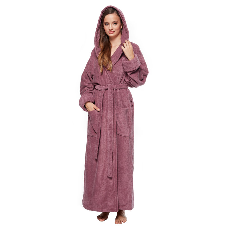 Peignoir à chevilles 100% coton Hovis, Petit, Mauve
