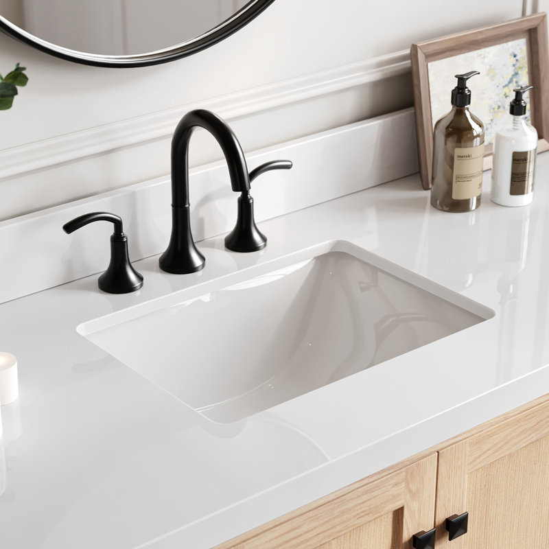 Cambridge 61'' W Single Vanity, Oak, Rectangular