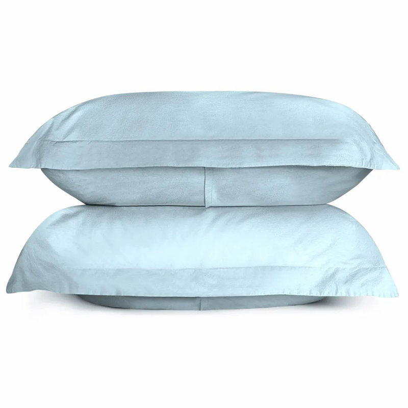 Duvet Cover Set, King Duvet Cover + 2 King Shams, Sky Blue