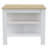 Ralston 7-Shelf 4-Door 2-Piece Kitchen Set, Kitchen Island And Pantry Cabinet White And Light Oak-2039216364