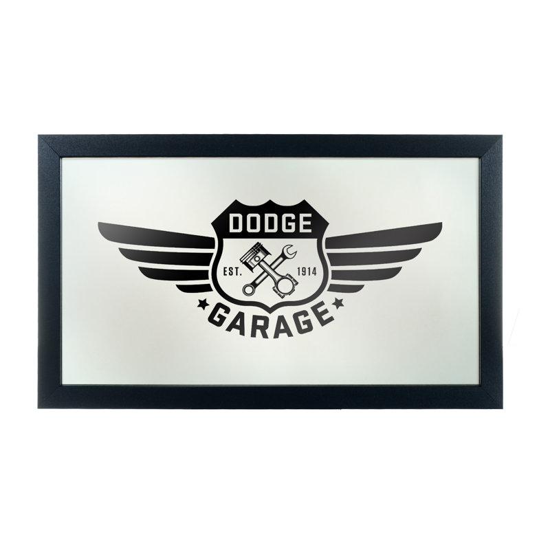 Dodge Garage Rectangle Mirror