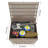 30 Gallon Rattan-style Lockable Deck Box, Water Resistant Resin-101463054-101463056