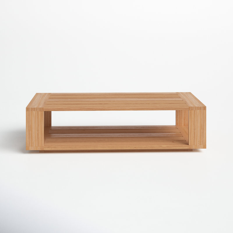 Miguelina Rectangular Teak Outdoor Coffee Table , 48'' in. W 25'' in. D
