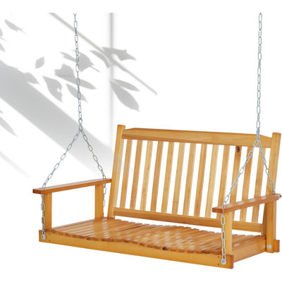 Balancelle d'extérieur en bois améliorée