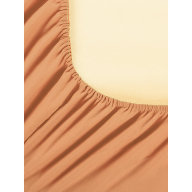 Drap-housse, Très grand, Orange pale